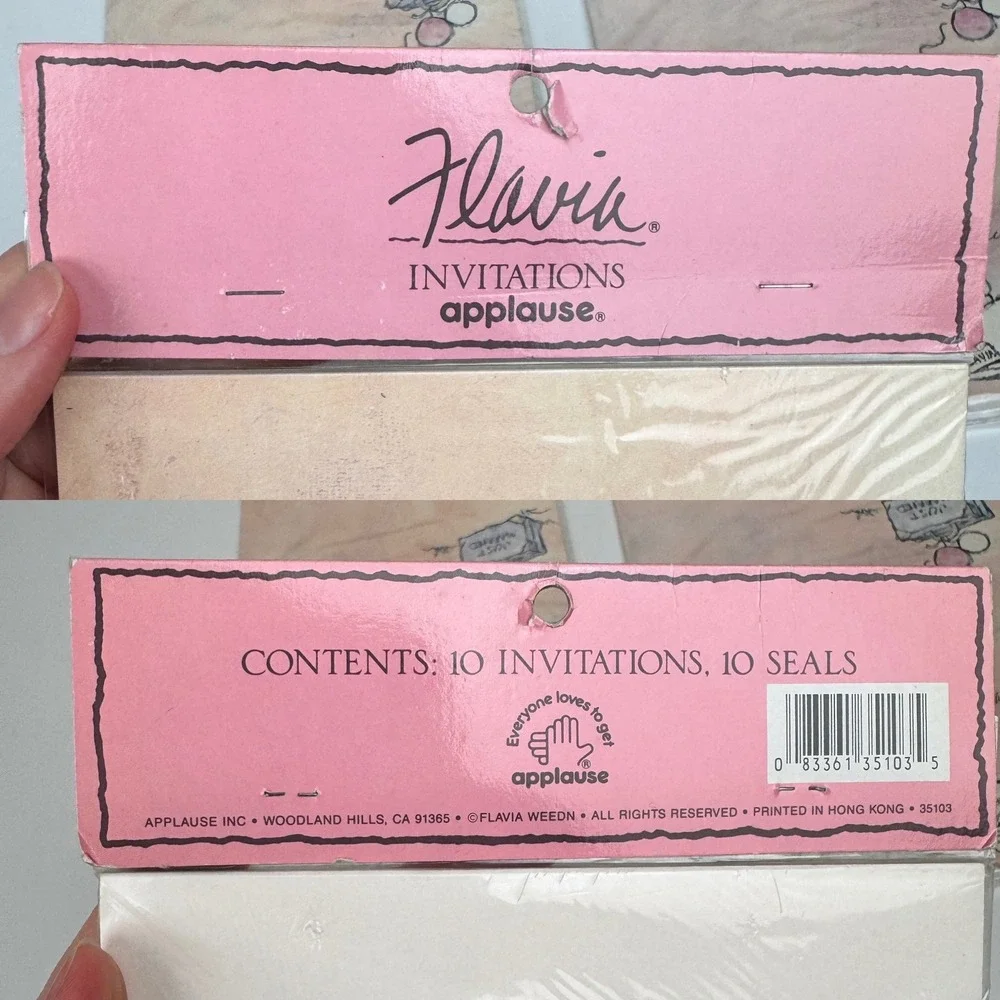 3 Pkgs Vtg Flavia Applause‎ Just Married Tri Fold Wedding Invitations 30 Total